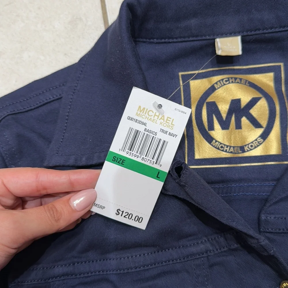 NEW Michael Kors Blue Denim Jacket - Picture 5 of 5